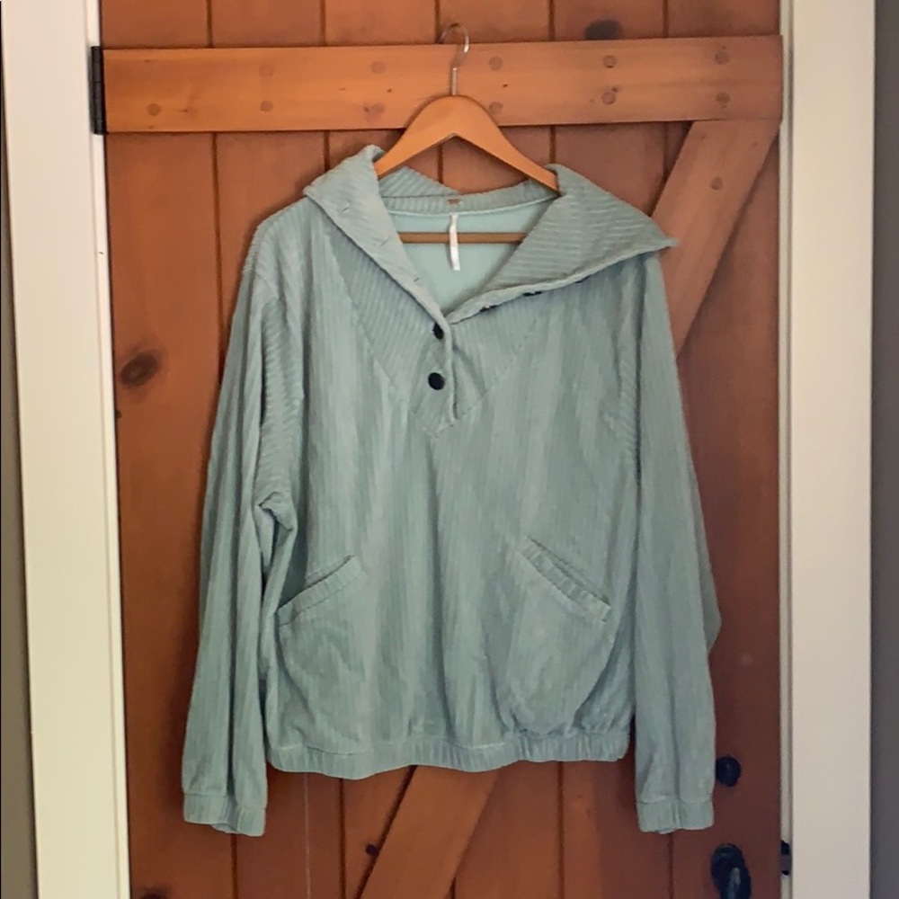 Free People light blue sweater